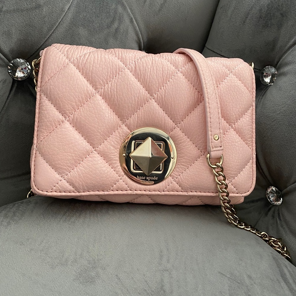 Authentic Kate Spade quilted leather bag